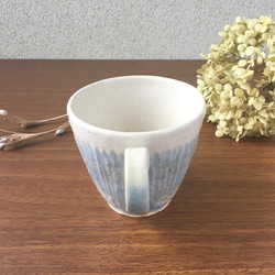 陶器の大きめマグカップ【海】 7枚目の画像