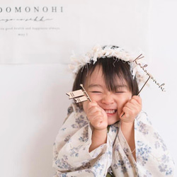 W023 【 Kodomonohi cake topper  】 木製ケーキトッパー こどもの日 子供の日 鯉のぼり 飾 11枚目の画像