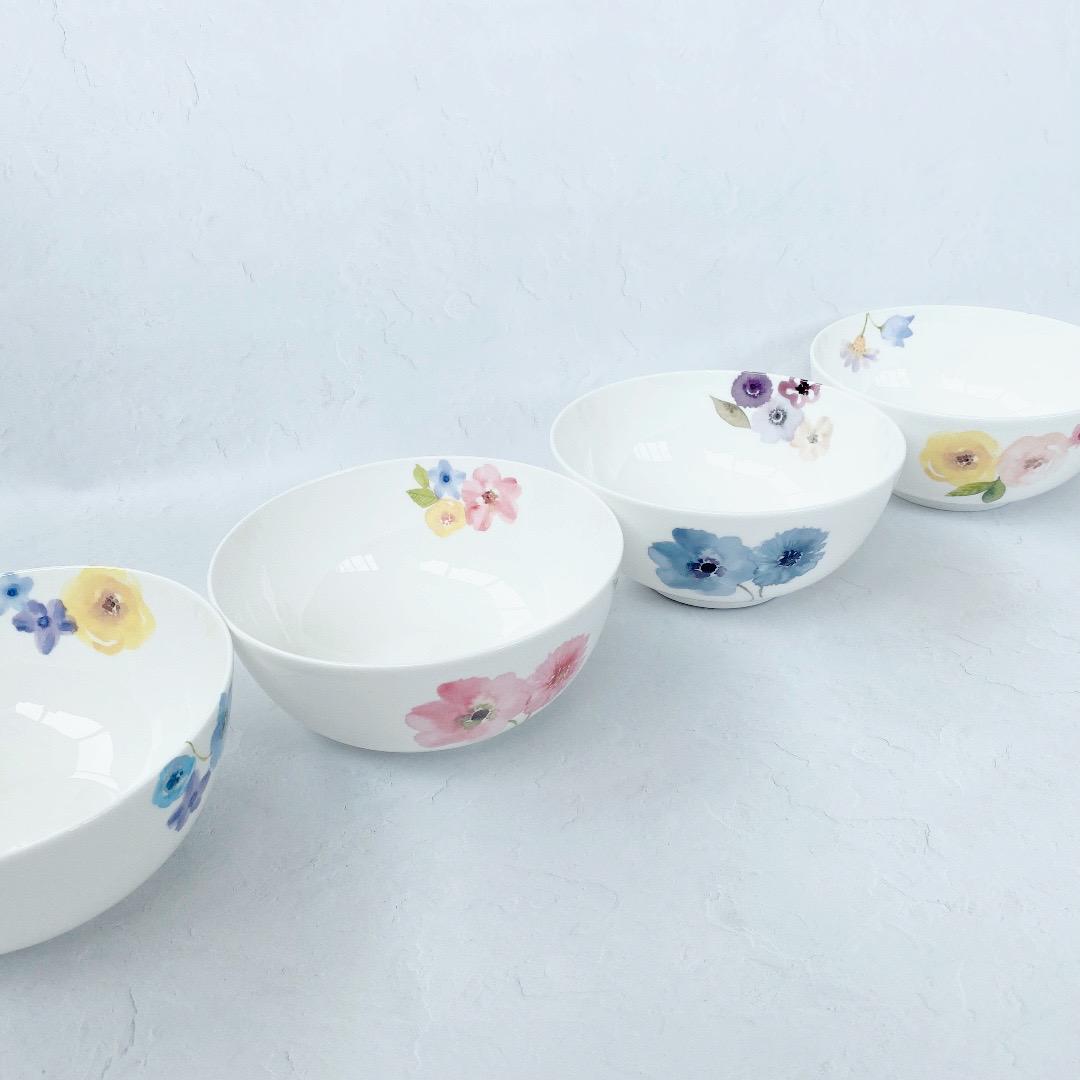 オオカミ柄　小鉢・ボウル4点セット 6122232_001.jpg