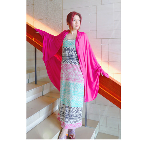 2着目半額】 魔法の大きなローブUVカットカーデ＆フードになる魔法の  