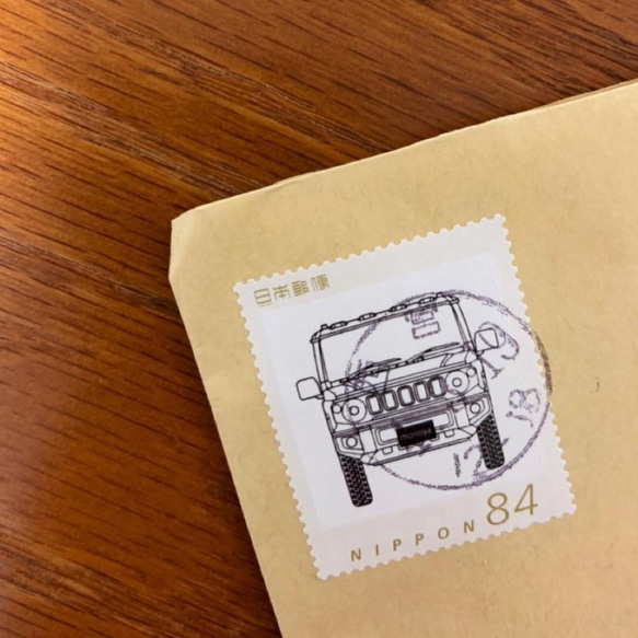 くるま好きさんのための切手　※オリジナルカスタム30枚1セット 2枚目の画像