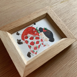 《草莓》迷你畫框原圖 第2張的照片