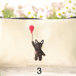 フレンチブルドッグ　/トートバッグ　L　受注生産品 9枚目の画像