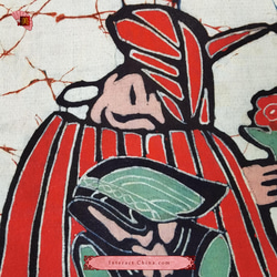 中国 バティック 民族トライバルアート ペインティング ２５x４３cm 漢民族 インテリア ルーム 装飾 #471 2枚目の画像