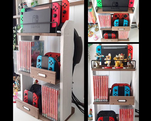 第4弾!!☆Nintendo Switch一式2台分がオシャレに収納出来る