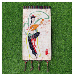中国 バティック 民族トライバルアート ペインティング ３１x６１cm 漢民族 インテリア ルーム 装飾 #499 1枚目の画像