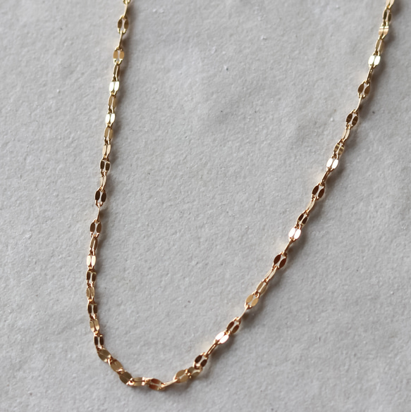 【Perle de blanc Jewelry】14kgf classical petal bracelet 6枚目の画像