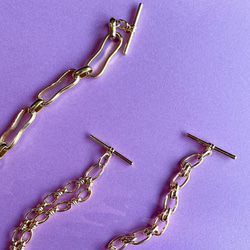 Chain bracelet double 3枚目の画像