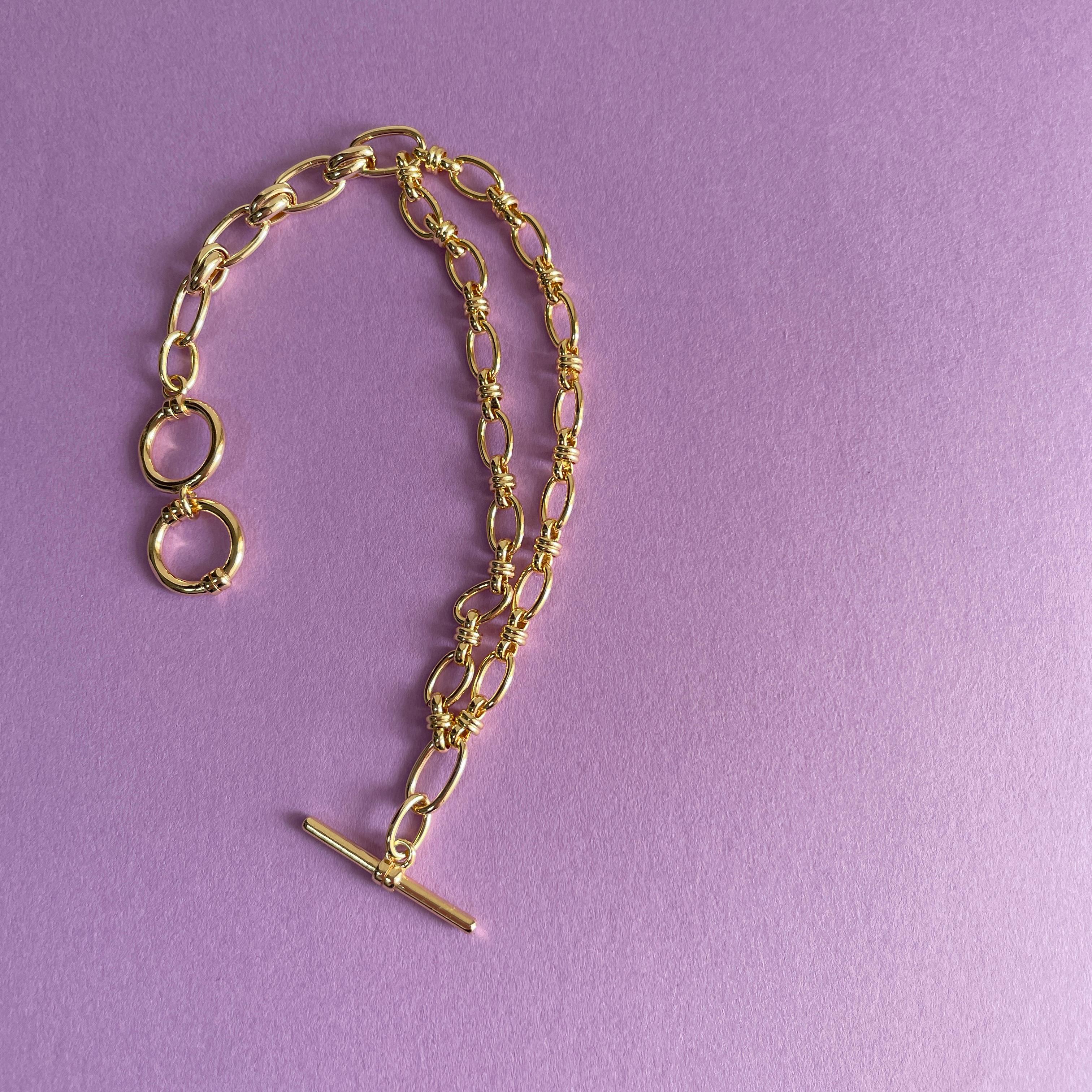 Chain bracelet double