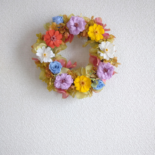 カラフルなリース リース Rowan 通販 13762722｜Creema(クリーマ)