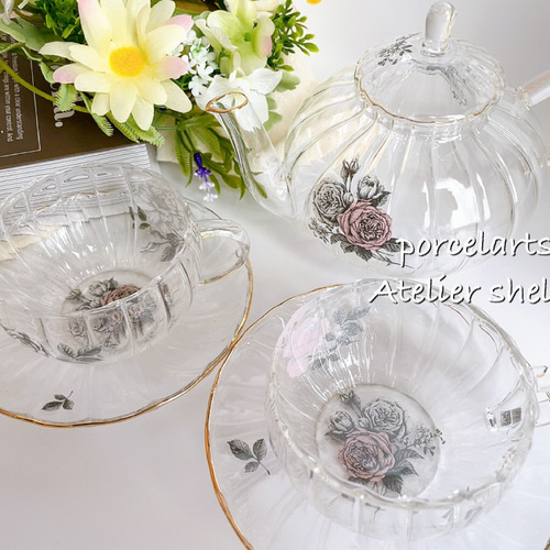 KAMIKA ティーフローラルの3本とローズウッド１本の４本セットです。 KAMIKA ティーフローラルの3本とローズウッド1本の4本セットです