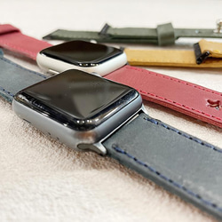 新的顏色！小星星 Apple Watch 皮革錶帶★Apple Watch 古董 Mostro 皮革 (AW220413) 第2張的照片