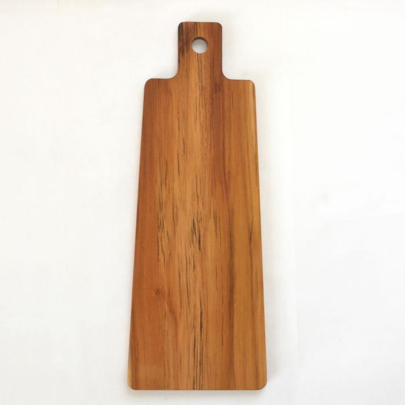 木製 チークウッド チーク カッティングボード 9.5×25 まな板 食器 皿 盛り付け トレー J-0039 4枚目の画像