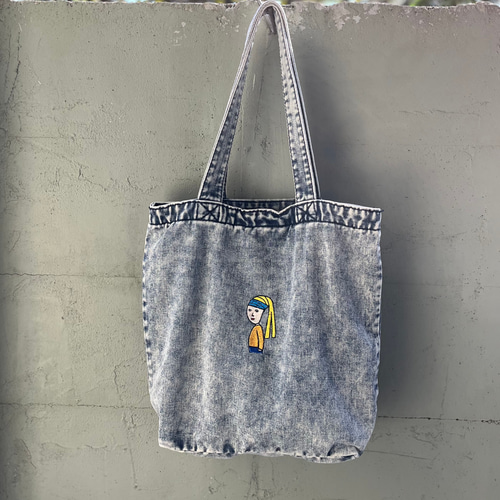 巨匠動物園】ランダム刺繍デニムトート・M トートバッグ BESIDE 通販