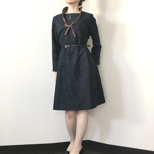 ノースリーブ ワンピース & 長袖 ボレロ * セットアップ 【 着物