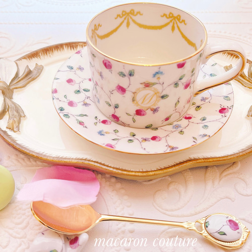 ローズ柄ティーセット 6点セット ティーカップ macaron couture 通販