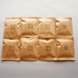 【父の日コーヒーギフト】4種類の自家焙煎珈琲ドリップバッグセット/10g×8(深煎り) 3枚目の画像