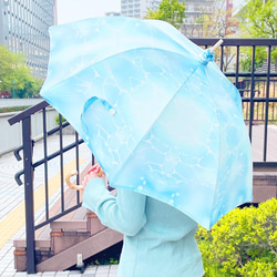 再販」ウォータージェリーフィッシュ ミズクラゲの日傘 傘・日傘