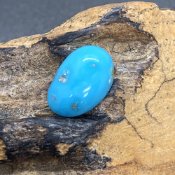 3,16ct, Kingman Turquoise キングマンターコイズ　K-49 ルース　天然石　トルコ石 1枚目の画像