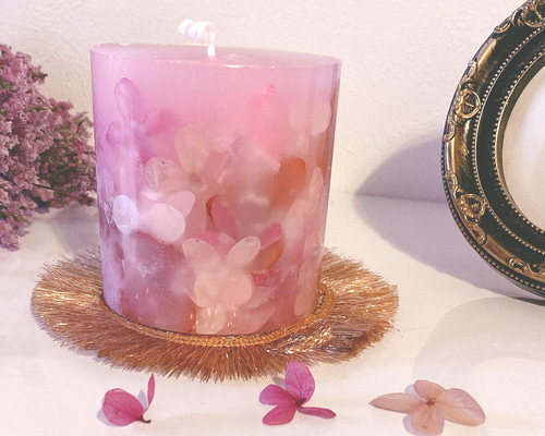 はな キャンドル ピンク Candle 花キャンドル(ピンク) キャンドル・キャンドルホルダー la mer