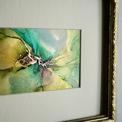 一点物】夢幻の森✴︎インテリアアート ( フレーム付 ) 絵画 IMPROVE