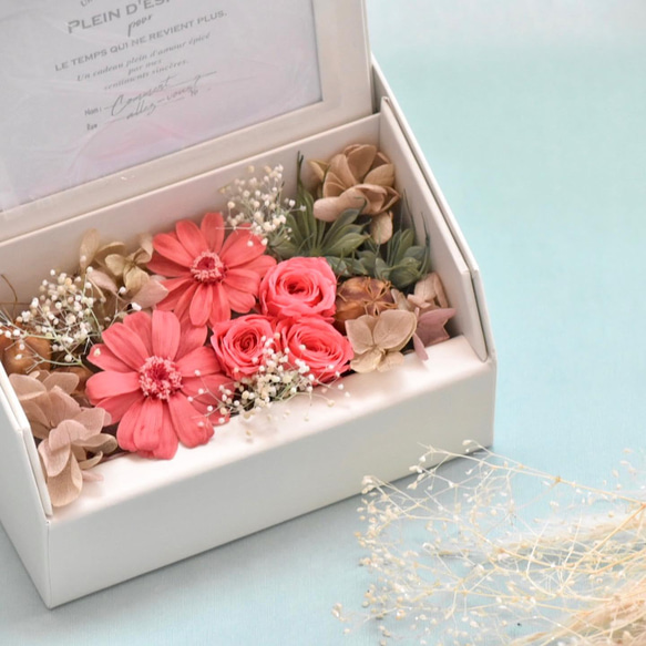 Dior プリザーブドフラワー フォトフレーム &ジュエリーBOX☆新品 名