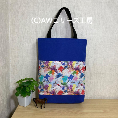 ハンドメイド☆ポーチ&トートバッグ Creema限定 夏の福袋☆A4サイズOK/インド刺繍×帆布☆トート