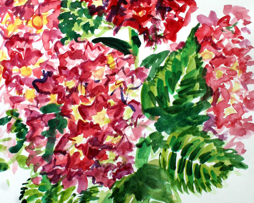 アジサイ 絵画 S Scott 通販 13766438｜Creema(クリーマ)