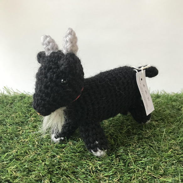 あみぐるみ 黒ヤギさん あみぐるみ まめや 通販 13766571｜Creema