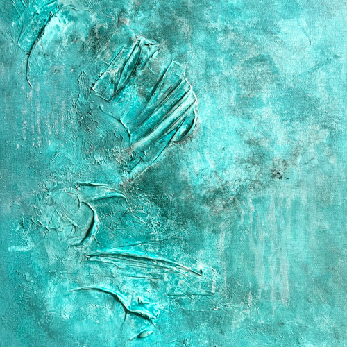 現代アート 30×30㎝ テクスチャーアート モダン 絵画 抽象画