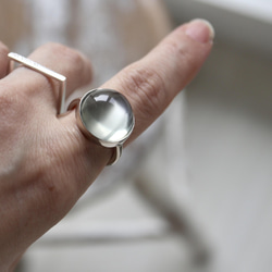 K10WG[月兎のmoonstone]ring 3枚目の画像