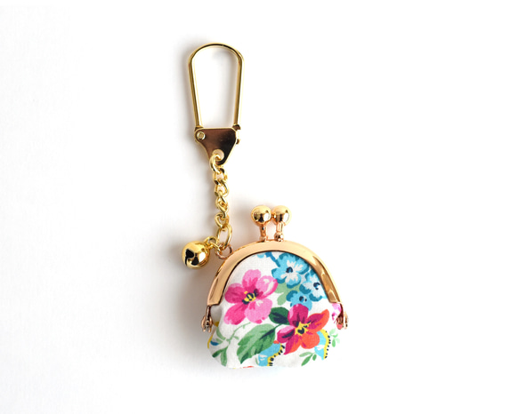 Tiny kiss lock purse keychain Liberty "Duchess" [154] 第1張的照片