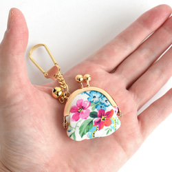 Tiny kiss lock purse keychain Liberty "Duchess" [154] 第3張的照片