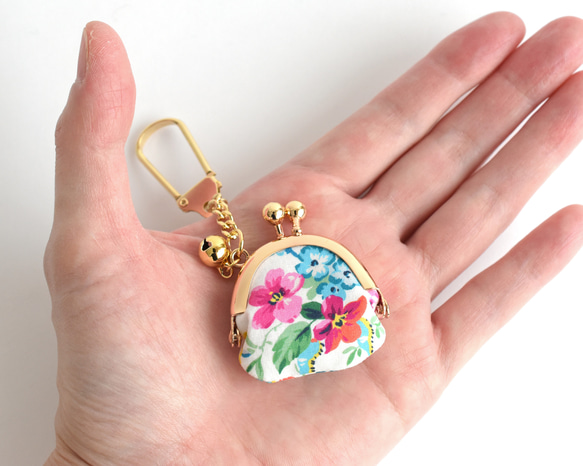 Tiny kiss lock purse keychain Liberty "Duchess" [154] 第3張的照片