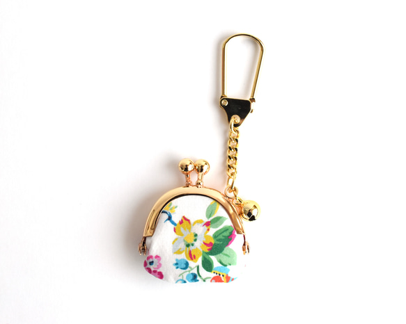 Tiny kiss lock purse keychain Liberty "Duchess" [154] 第2張的照片