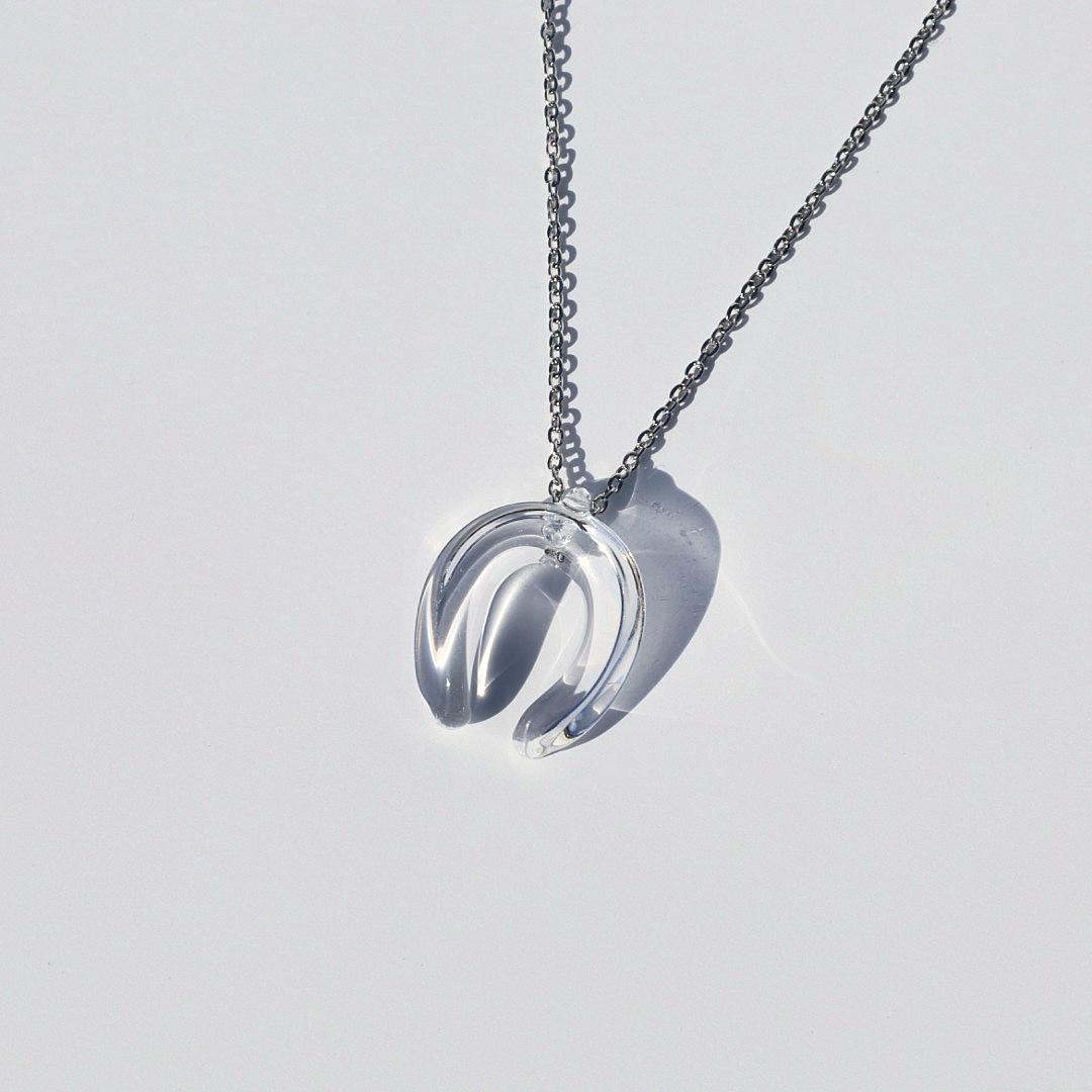 “HorseShoe” ホースシュー(馬蹄)ネックレス protect -silver- 金属アレルギー対応