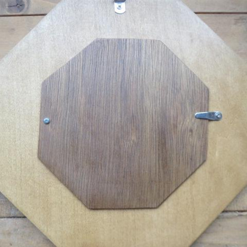 木彫り　トレイ　花柄　彫刻　ハナミズキ 木彫りの浮き彫 姫鏡☆ハナミズキ模様＊袋ケース付き☆材質朴ノ木