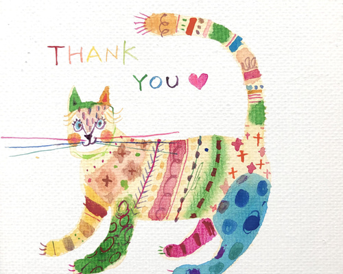 刺繍猫 原画作品一点 絵画 rumi room 通販 13767551｜Creema(クリーマ)