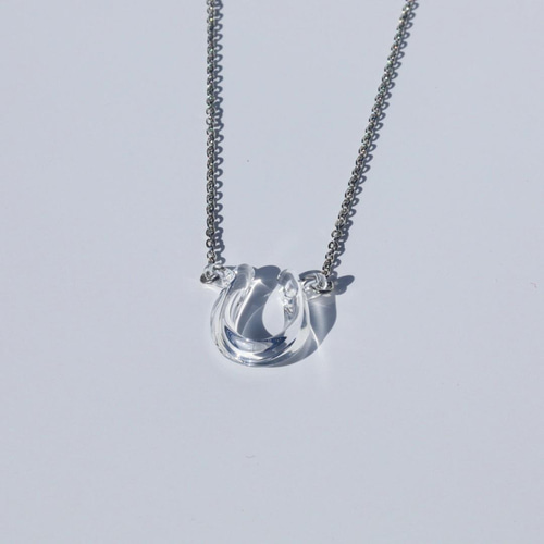 HorseShoe” ホースシュー(馬蹄)ネックレス charge -silver- 金属 