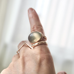 K10[月兎のmoonstone]ring 2枚目の画像