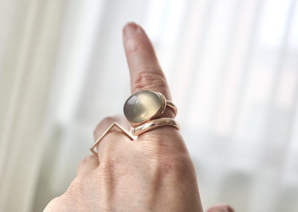 K10[月兎のmoonstone]ring 2枚目の画像