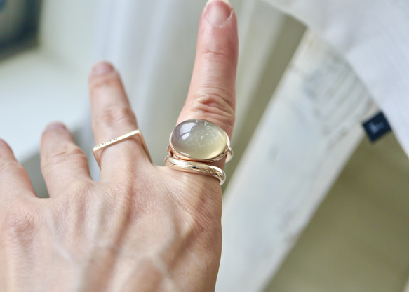 K10[月兎のmoonstone]ring 8枚目の画像