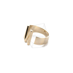 RNG-040-G [1件] Initial Ring / Initials Ring, Band Ring / 可調 第3張的照片