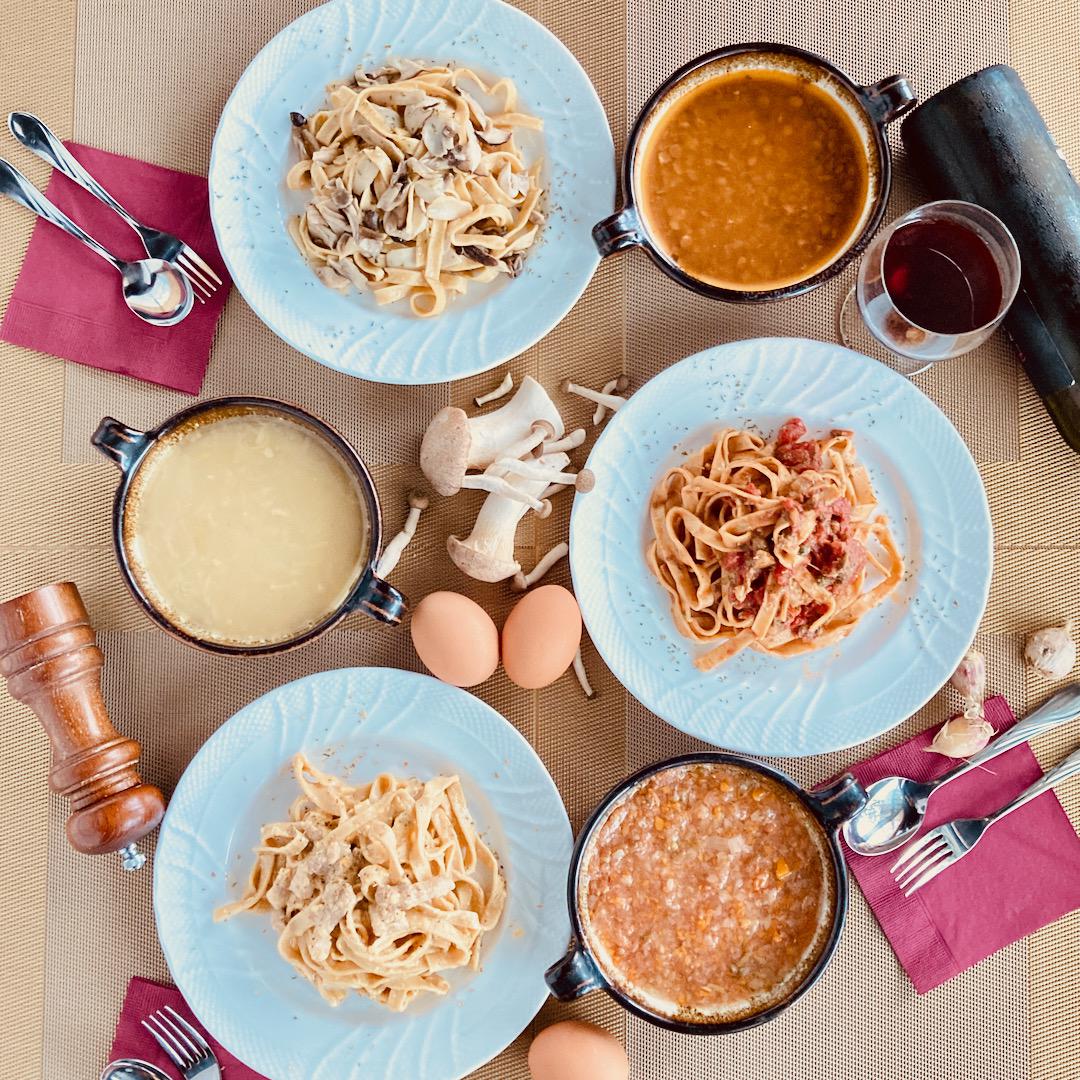 無添加スペシャルパスタ＆スープセット＜パスタ3食、スープ3食＞バレンタインギフト2026♪