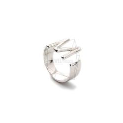 RNG-040-R [1piece] Initial Ring / Initials Ring, Band Ring / 可調 第1張的照片