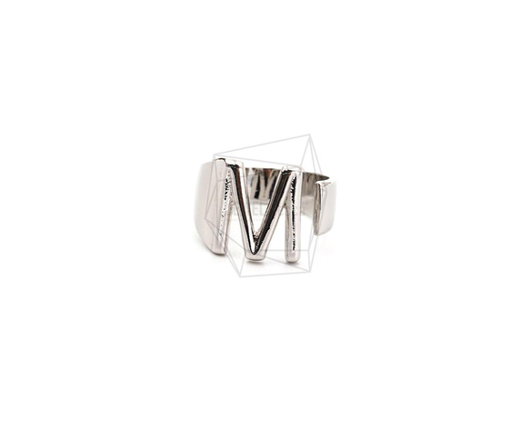 RNG-040-R [1piece] Initial Ring / Initials Ring, Band Ring / 可調 第2張的照片