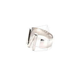 RNG-040-R [1piece] Initial Ring / Initials Ring, Band Ring / 可調 第3張的照片