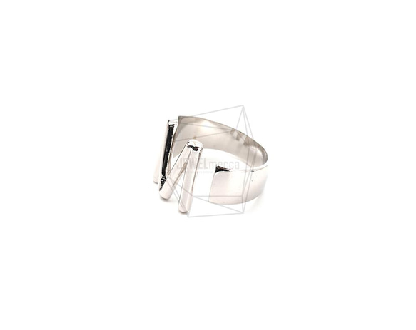 RNG-040-R [1piece] Initial Ring / Initials Ring, Band Ring / 可調 第3張的照片