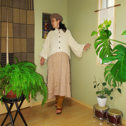 SALE】bighug リンクルモスリンクロッシェドレス ワンピース holy  