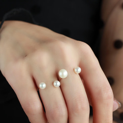 14kgf- W pearl ring set 12枚目の画像